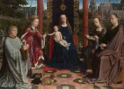 Gerard David The Mystic Marriage of St Catherine (mk08) Spain oil painting artist